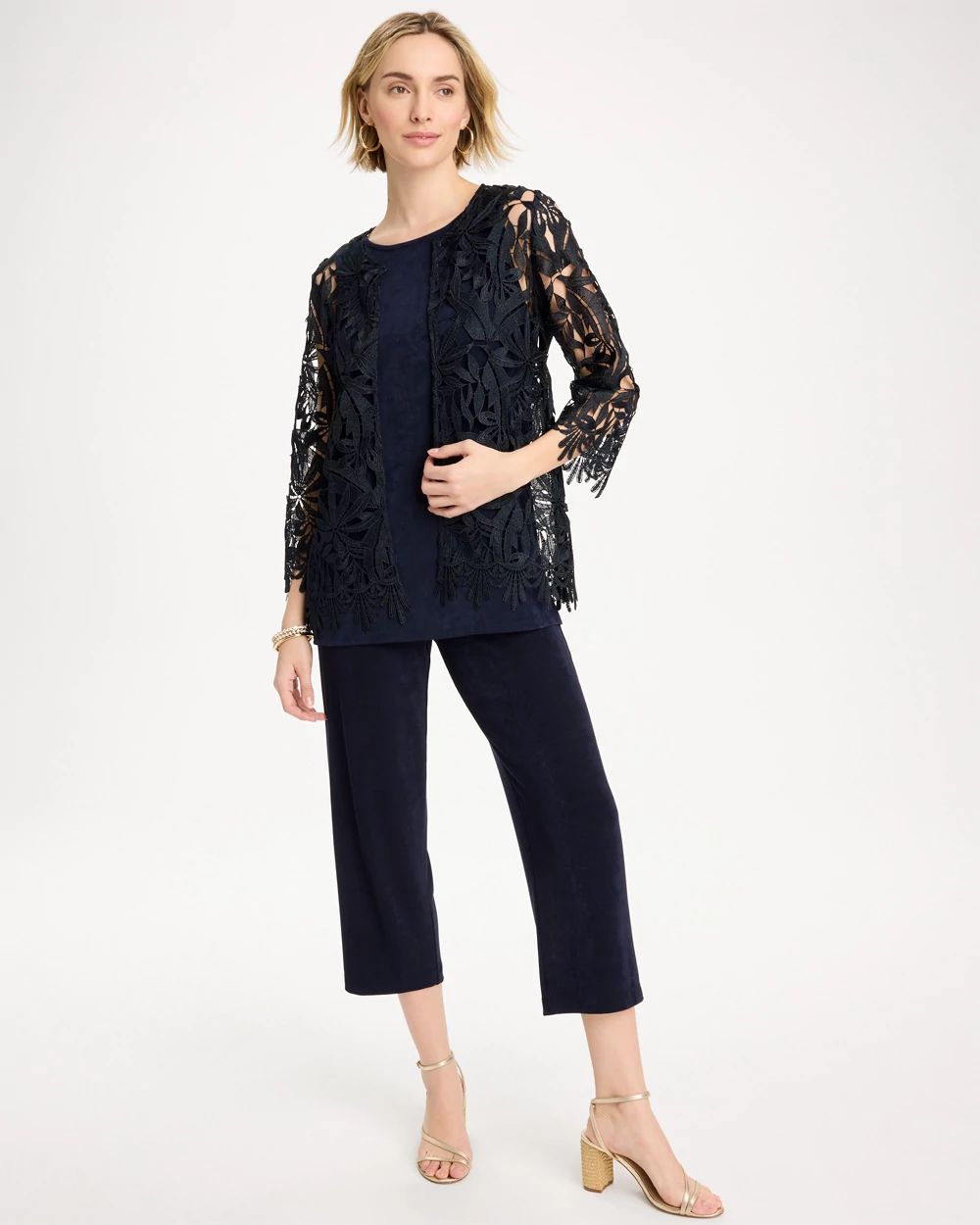 Travelers™ Galloon Lace Jacket | Chico's